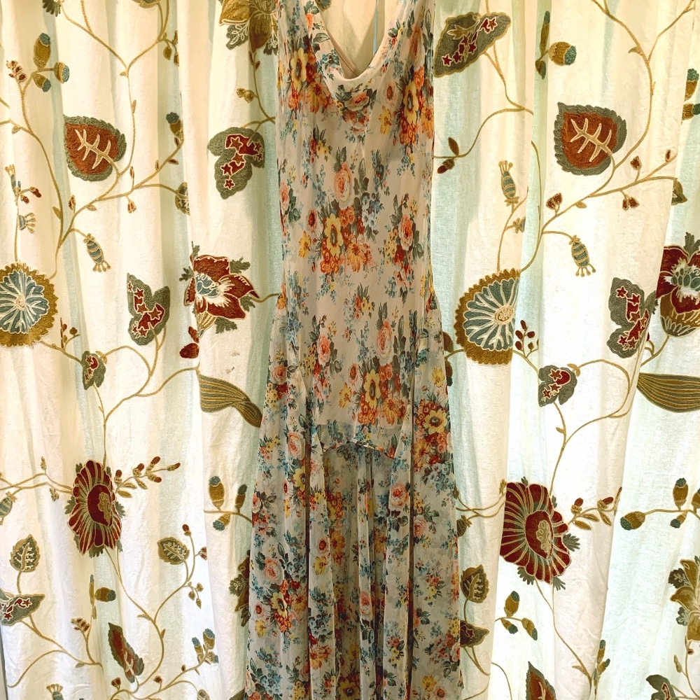 Floral Vintage Looking Maxi Dress